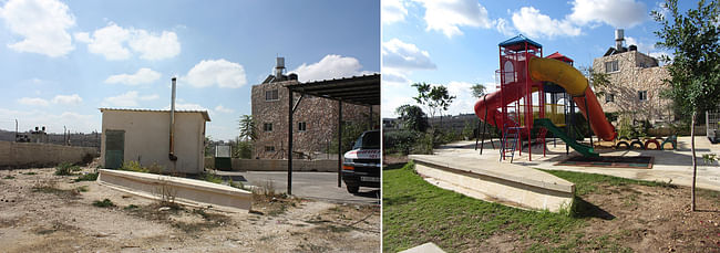 Revitalization of Birzeit Historic Center: Children's playground. Photo: AKAA / RIWAQ