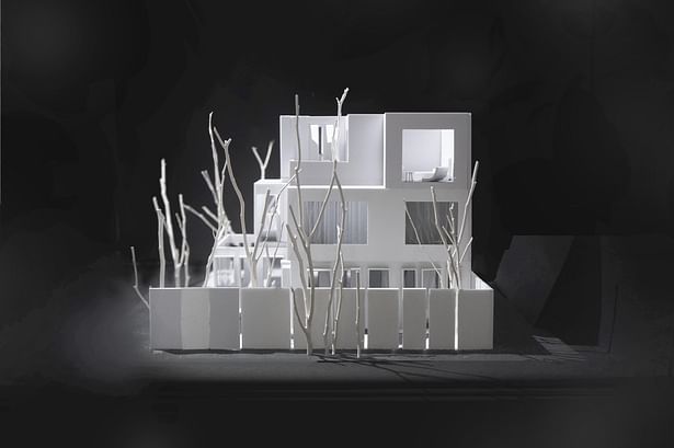 The physical model of the Forest Villa ©HAS design and research