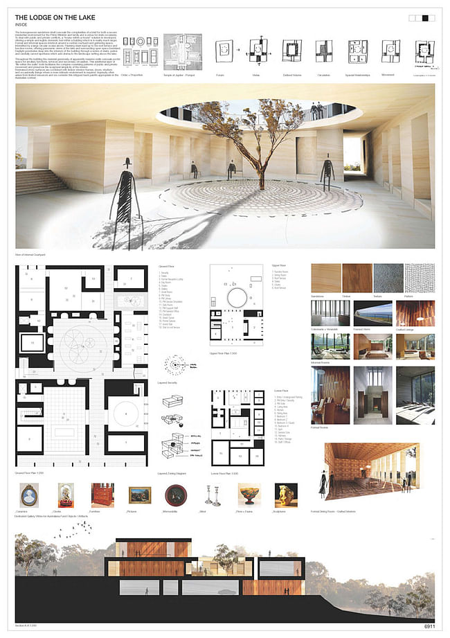 Second Prize: Professor Alan Pert and team members from Nord architecture/landscape firm (Brian McGinlay, Helen-Anne Love, Mark Bell and Rod Kemsley) and Atelier 10 environmental /structures firm