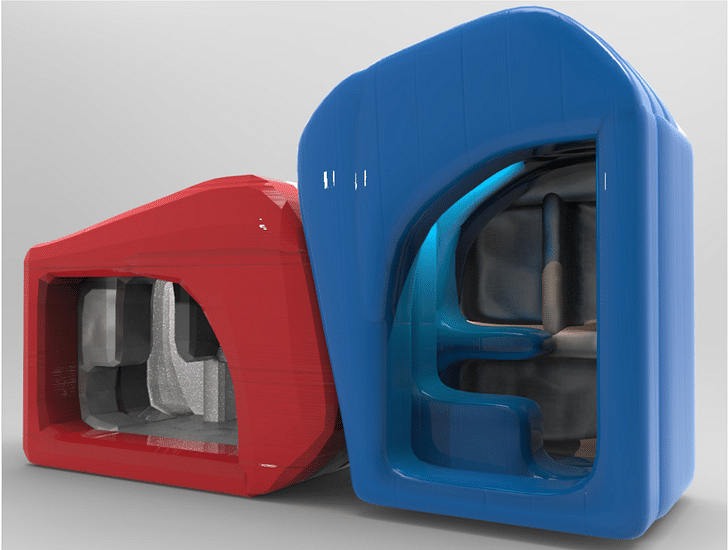 The Fleeting Abode: Residential Inflatable. M.Arch II Student, Loveleen Brar, for Mark Mack’s SUPRASTUDIO Architecture of Performance