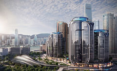Zaha Hadid Architects' XRL Topside Development construction reaches roof level in Hong Kong