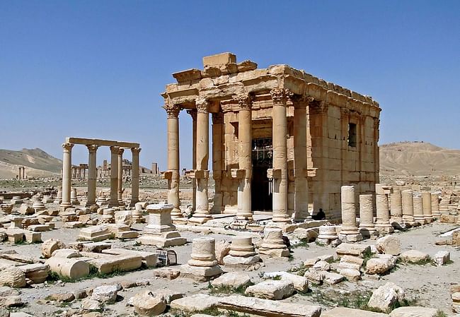 The photo shows the Baal Shamin temple prior to its destruction. Volunteers of the Institute for Digital Archaeology were able to digitally archive the 2,000-year-old structure for the Million Image Database project just in time before ISIS fighters seized control of Palmyra's historic site. (Photo: Bernard Gagnon/Wikimedia Commons)