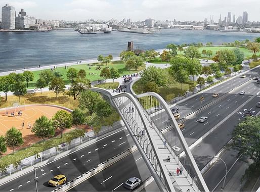 View of the proposed project. Image courtesy of the NYC Department of City Planning.