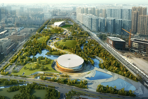 Asian Games Park & Stadiums by Archi-Tectonics