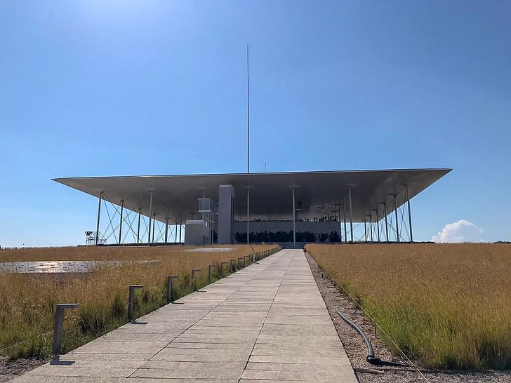 The Stavros Niarchos Cultural Centre by Renzo Piano. Courtesy of Konstantinos Chatzaras