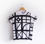 "Architecture for your body:" the Half-Timbered T-Shirt designed by Sam Jacob Studio