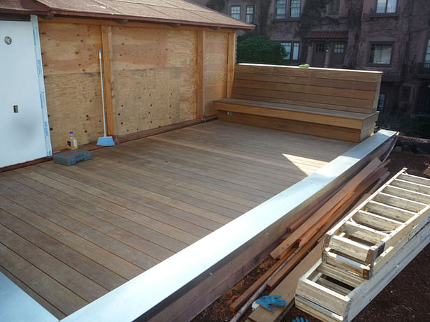 New Exterior Rooftop 'Ipa' Deck and Sheet Metal Coping