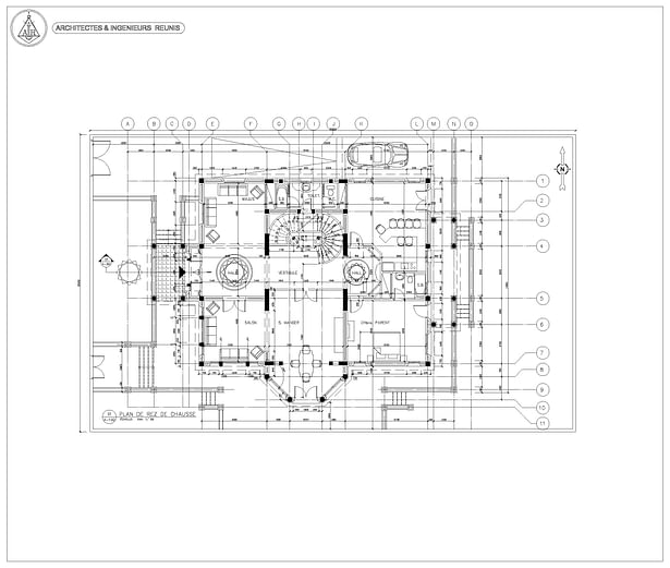 SMAIN Villa, (1st Floor Plan) Beni Tamou, Blida, Algeria (2005)