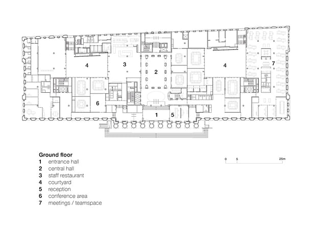 first floor plan © kadawittfeldarchitektur