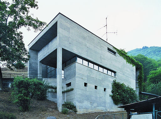 Casa Kalman in Brione sopra Minusio, Switzerland, 1974-75, by Luigi Snozzi. Photo: Wikimedia Commons user Hans-juergen.breuning.
