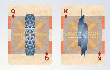 Screenshot of Urban Design Series: NYC - Playing Cards on Kickstarter. 