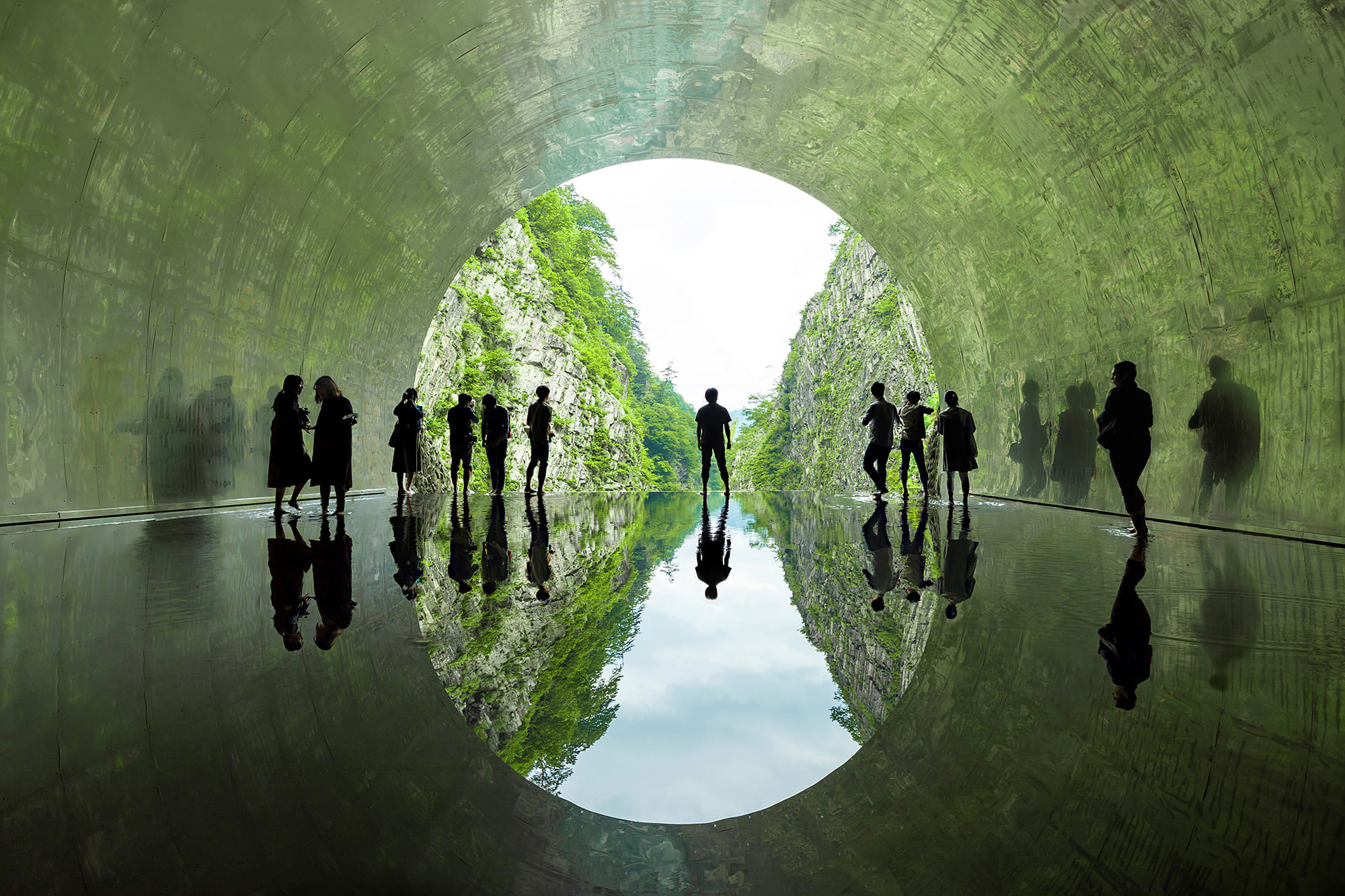 MAD Architects restore a historic lookout tunnel for Japan's 2018