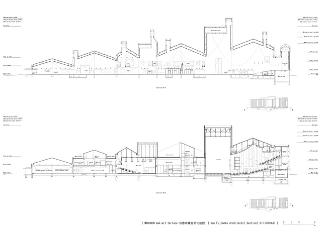 Section Plan Image courtesy Sou Fujimoto Architects