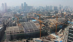Construction Update: Kohn Pedersen Fox's Riverside 66 in Tianjin, China