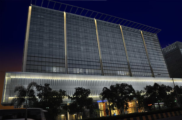 West Facade from across BKC Road 