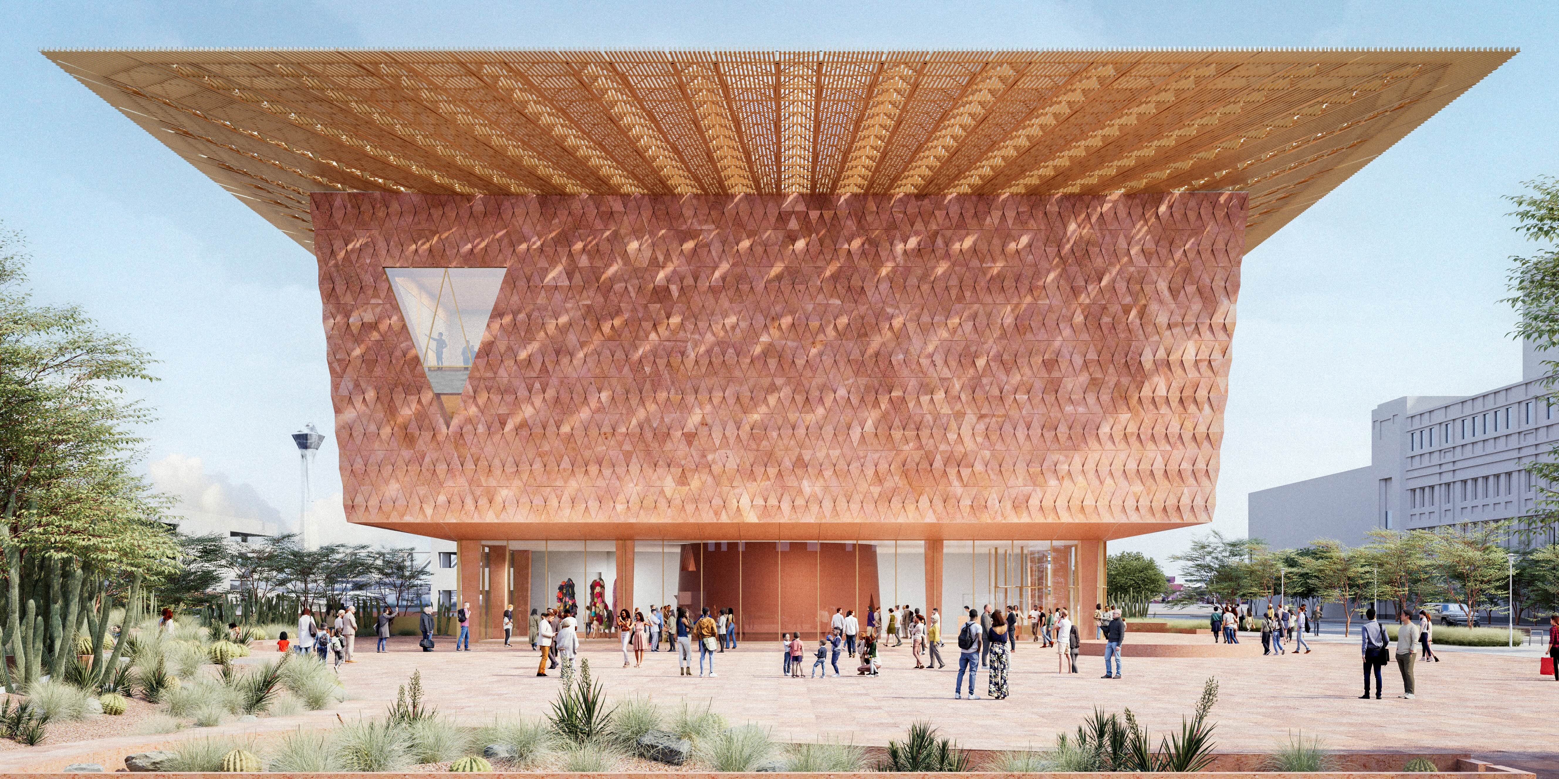 Francis Kéré designs Las Vegas art museum inspired by Mojave Desert