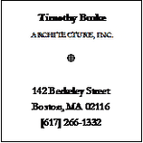 Timothy Burke Architecture Inc
