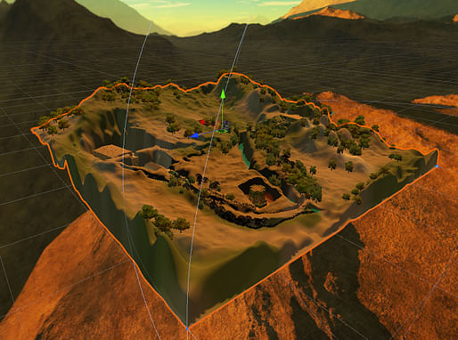 'Abyssinian Cyber Vernaculus,' 2019. 3-D generated terrain of Lalibela region in Ethiopia. Courtesy the artist. From the 2020 individual grant to Miriam Hillawi Abraham for 'Abyssinian Cyber Vernaculus.'