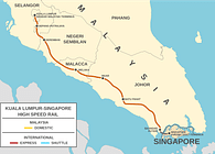 Kuala Lumpur–Singapore High-Speed Train Stations.
