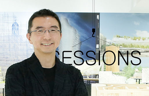 Sou Fujimoto in the "Futures of the Future" exhibition, photo (c) JAPAN HOUSE Los Angeles