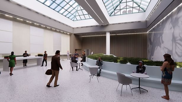 NANO LLC Pre-Function Area Rendering New Orleans Ernest N. Morial Convention Center