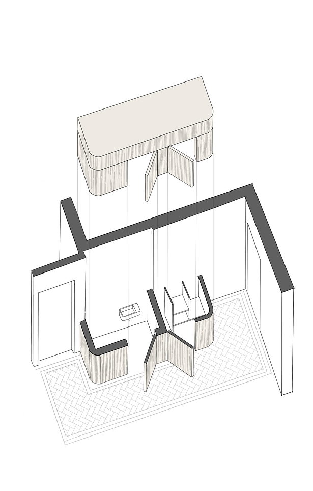 Axonometric View - Bamboo Volume