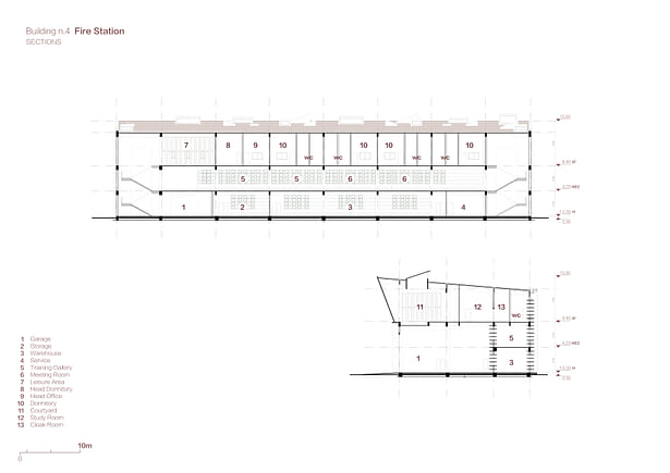 Fire Station Sections Credits: West-line Studio