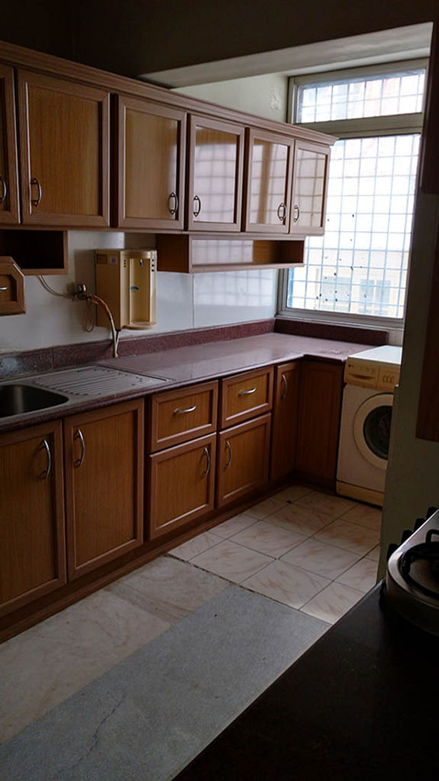 Existing Kitchen Space, Sink and Wash area