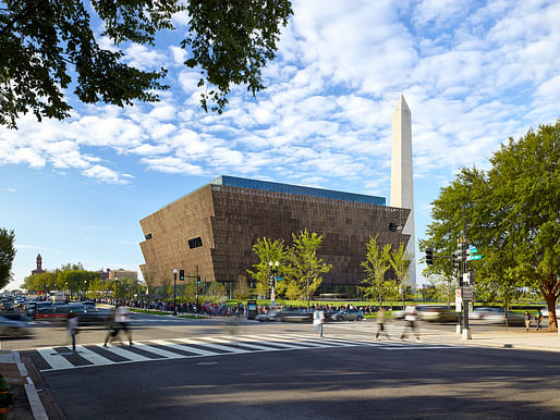 Best in Competition: Smithsonian National Museum of African American History & Culture. Architect: Freelon Adjaye Bond / Smithgroup; Landscape Architect: Gustafson Guthrie Nichol. Photo: Alan Karchmer; rights held by The Smithsonian Institution.