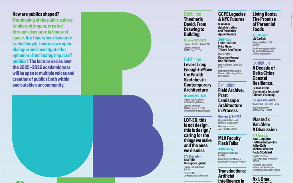 Get Lectured: Pratt Institute, Spring '26