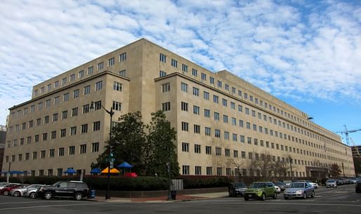 The Army Corps of Engineers has developed a standard plan for converting hotels into makeshift hospital wards. Shown: The Army Corps headquarters in Washington, D.C. Image courtesy of Wikimedia Commons / AgnosticPreachersKid.