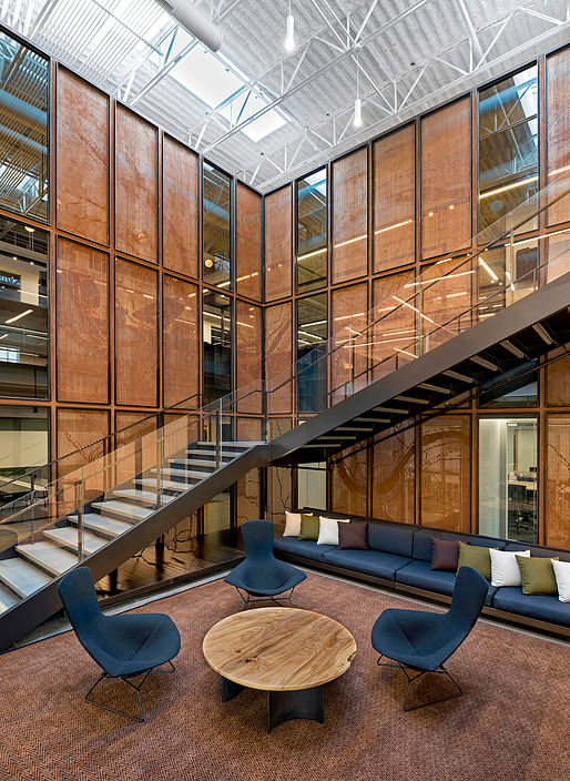Large Office of the Year: Uber Advanced Technologies Group, Pittsburgh by Assembly Design Studio. Image: Frame Awards. 