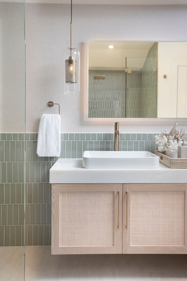 Bathroom Design - Contemporary Coastal Florida Keys Home by DKOR Interiors