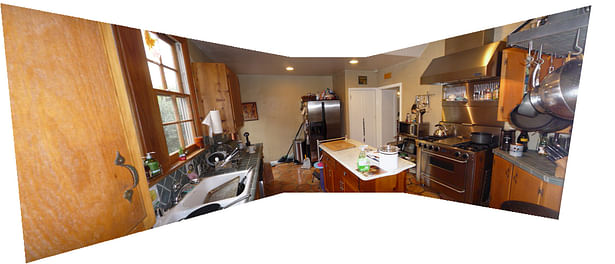 Existing Kitchen Panorama