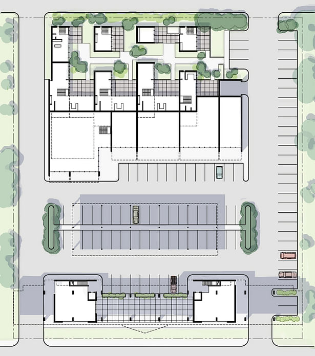 Lower Level Site Plan