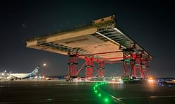 Construction underway of major timber roof for ZGF’s Portland airport expansion