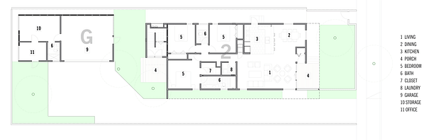 first floor and site plan