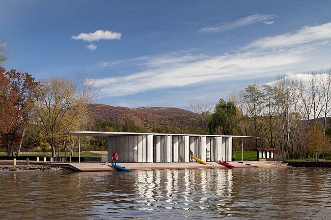 Boat Pavilion for Long Dock Park; Beacon, NY (Photo: James Ewing Photography)