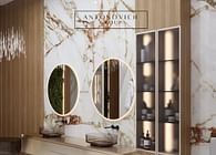 Opulent Oasis: Luxury Bathroom Design by Antonovich Group