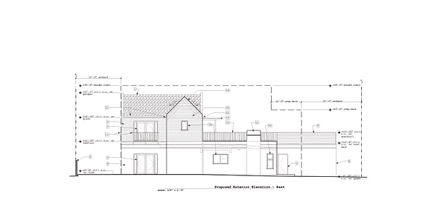 Proposed East Exterior Elevation