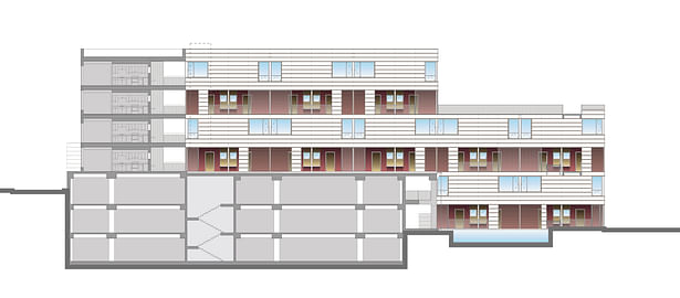 Interior Courtyard Elevation/Section