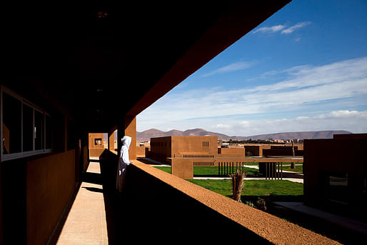 2016 Aga Khan Award shortlisted project: Guelmim School of Technology | Guelmim, Morocco. (Architect: Saad El Kabbaj, Driss Kettani, Mohamed Amine Siana). Photo © AKAA / Fernando Guerra.