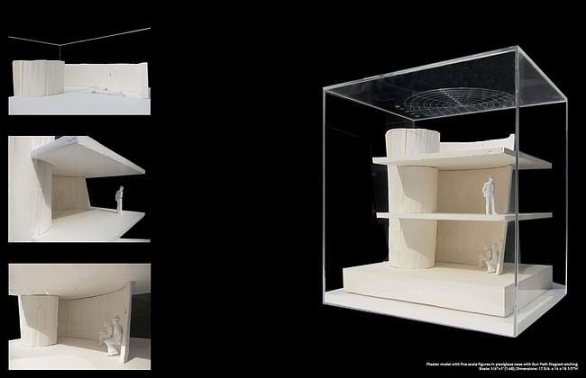 Finished plaster model with scale figures. Courtesy of Studio Christian Wassmann.