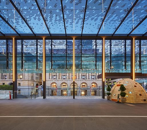 Padbury Walk glass skylights.Photography by Ron Tan