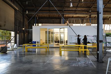 Studio-MLA's space in Los Angeles. Photo by Amanda Ortland © Archinect, from the previously published Studio Visits: Studio-MLA