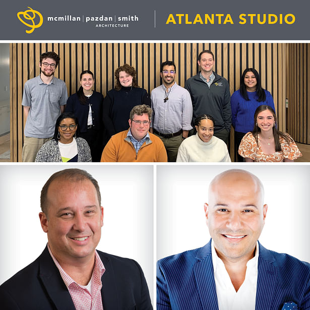 MPS Atlanta team members, including Atlanta Studio Director, Joe Alcock (bottom, left) and Healthcare Director, Samer Hamde (bottom, right). 