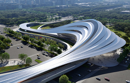Zaha Hadid Architects to design a meandering Jinghe New City Culture ...