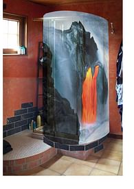 Shower wall - interior / Architect: Damien Freudenreich, Maubeuge - France