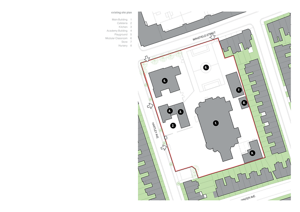 Site Plan, Existing 