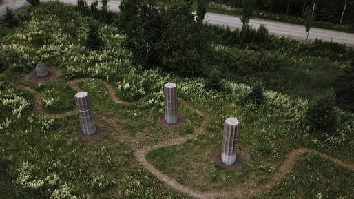 Le Jardin des quatre colonnes. Photo credit: Charlotte Garneau